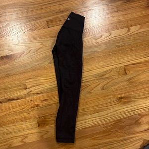 Black printed Lululemon leggings size 0